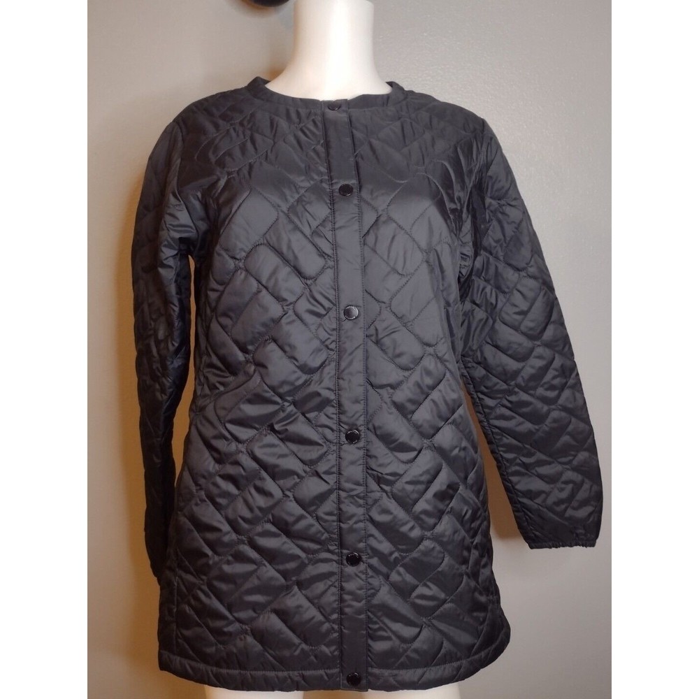 Columbia Women's Sweet View Insulated Mid Jacket Medium Black Snap Outdoor T